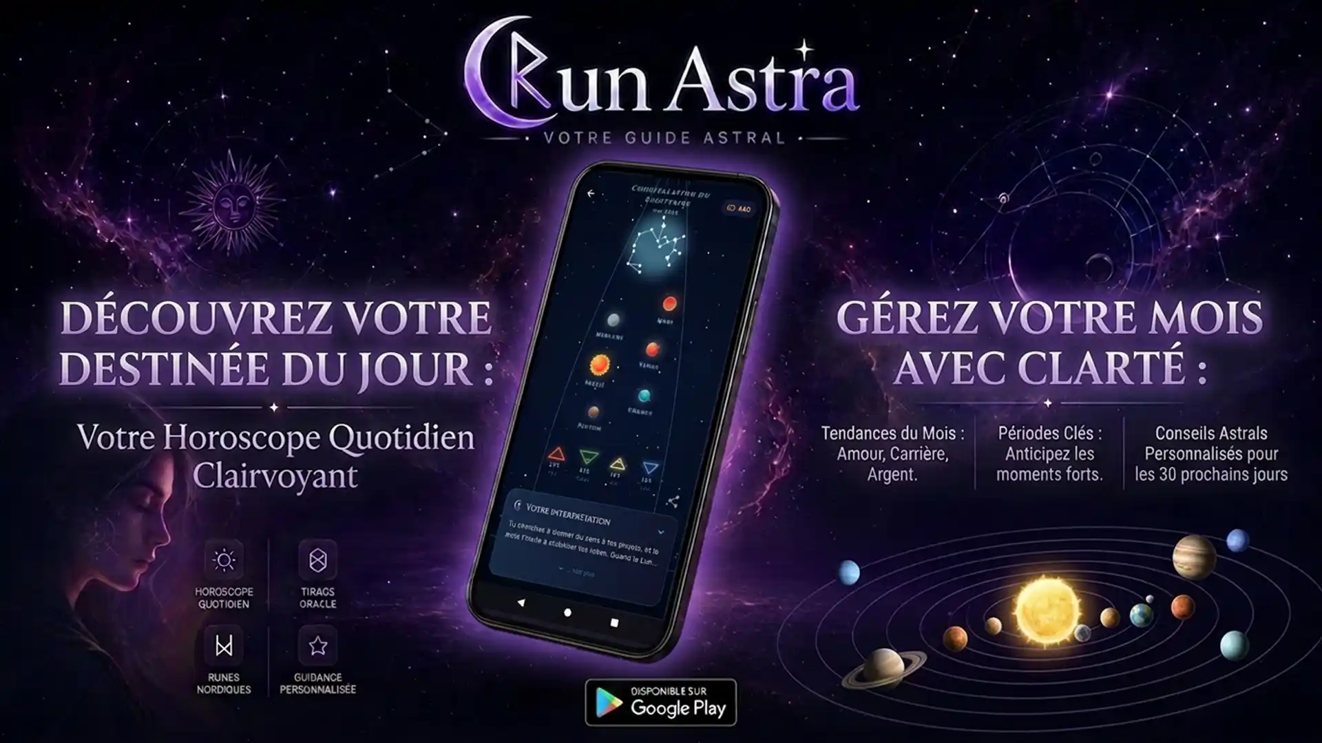 Horoscope astral quotidien RunAstra