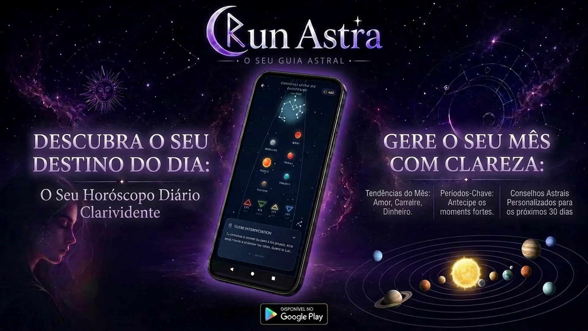Horóscopo astral diário RunAstra