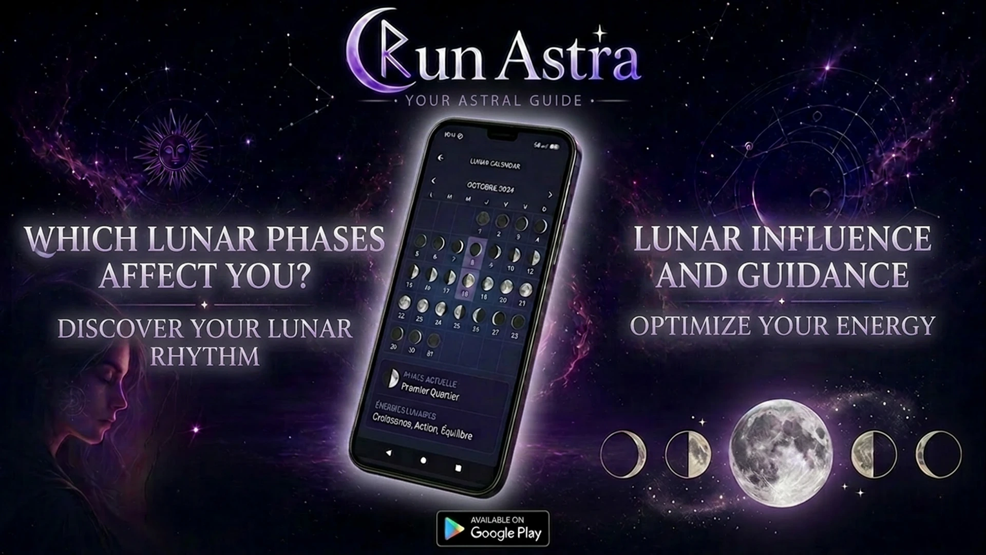 Moon phases and lunar guidance