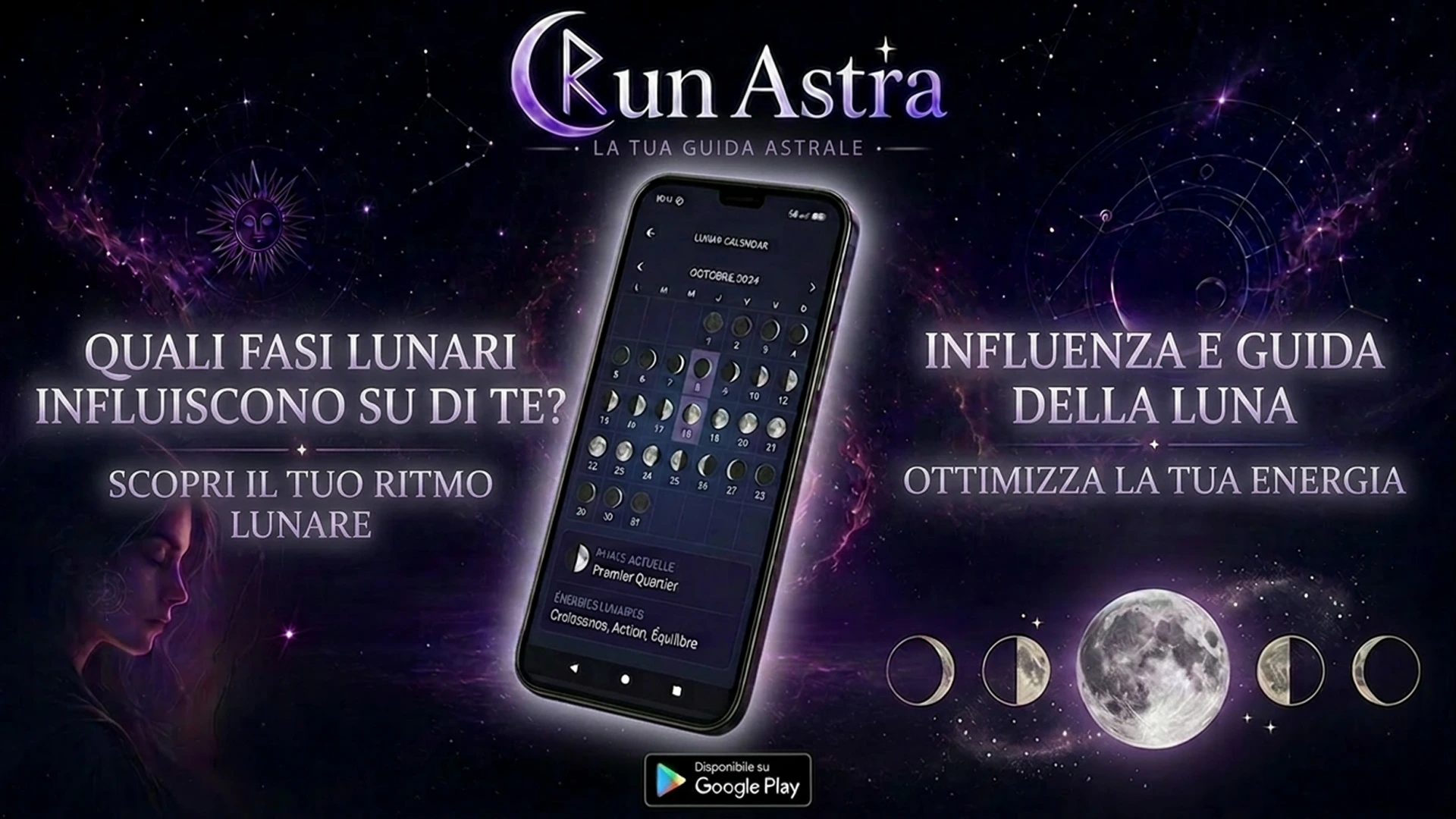 Fasi lunari e guida lunare