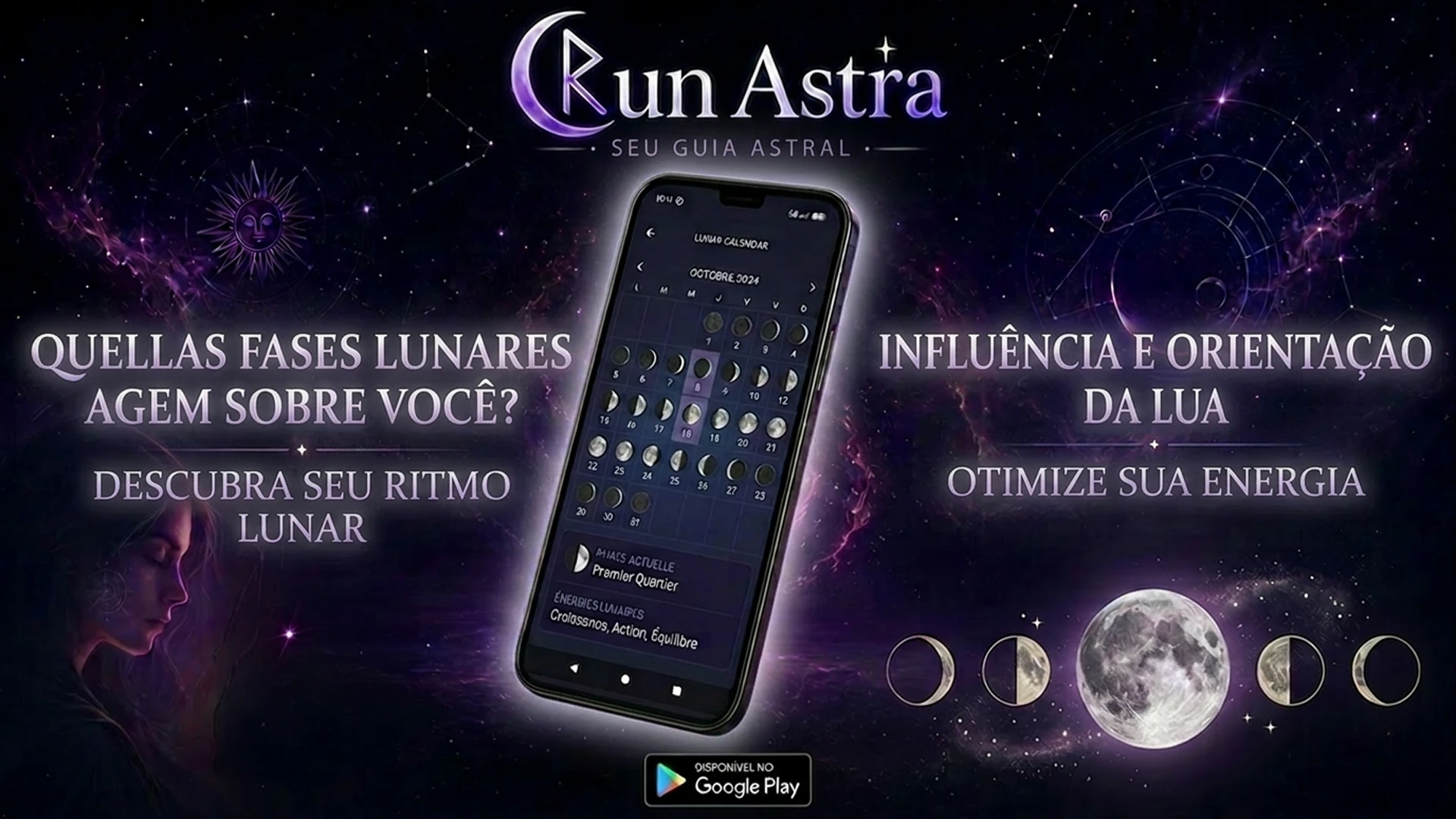 Fases da lua e orientação lunar