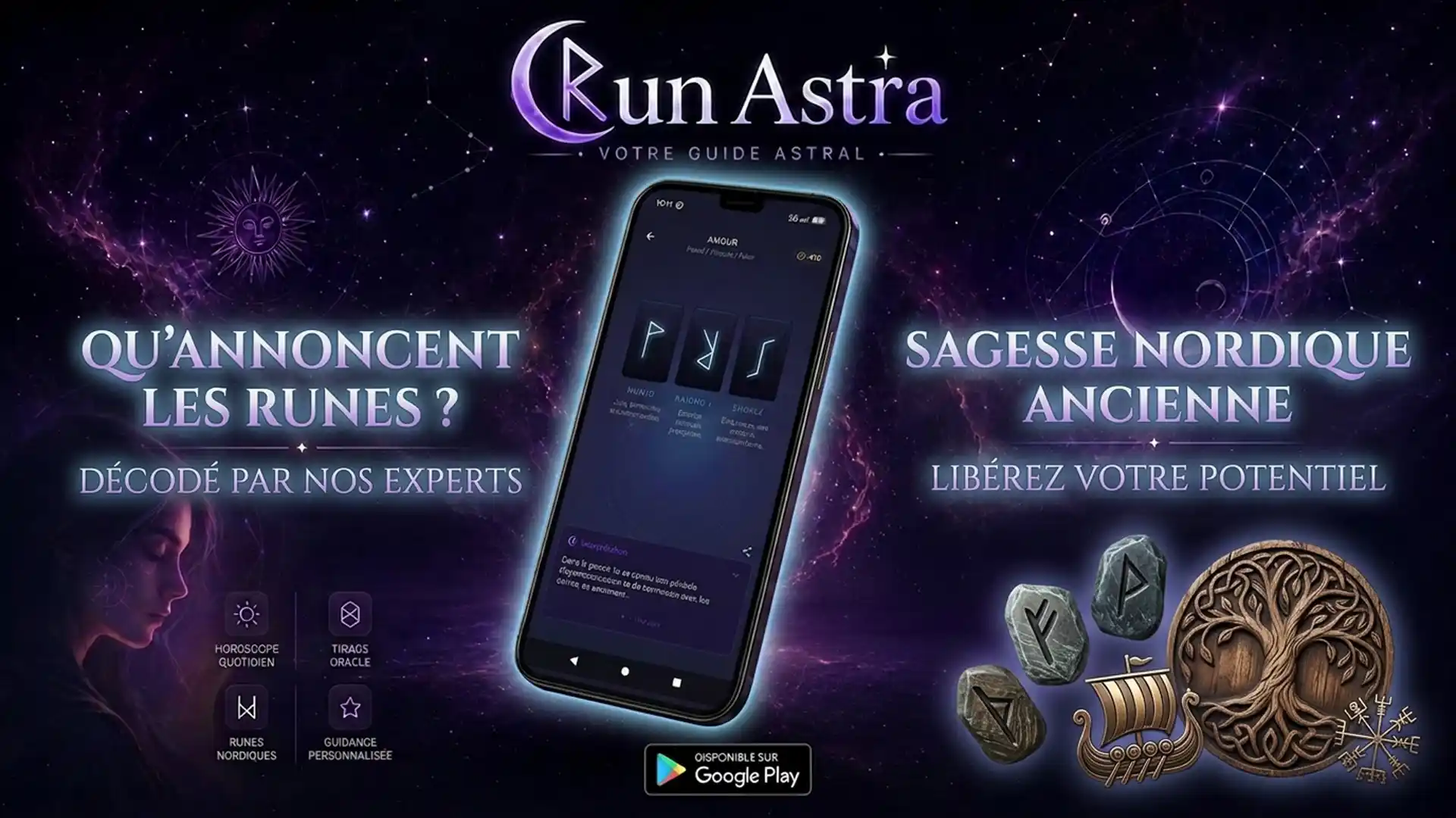 Tirage rituel de runes nordiques