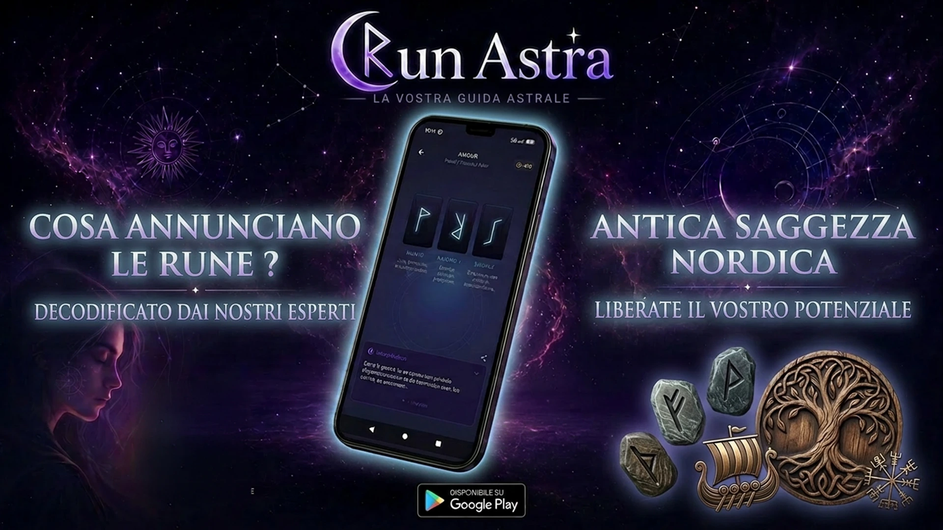Lancio rituale di rune nordiche