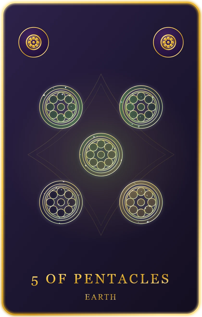 Five of Coins